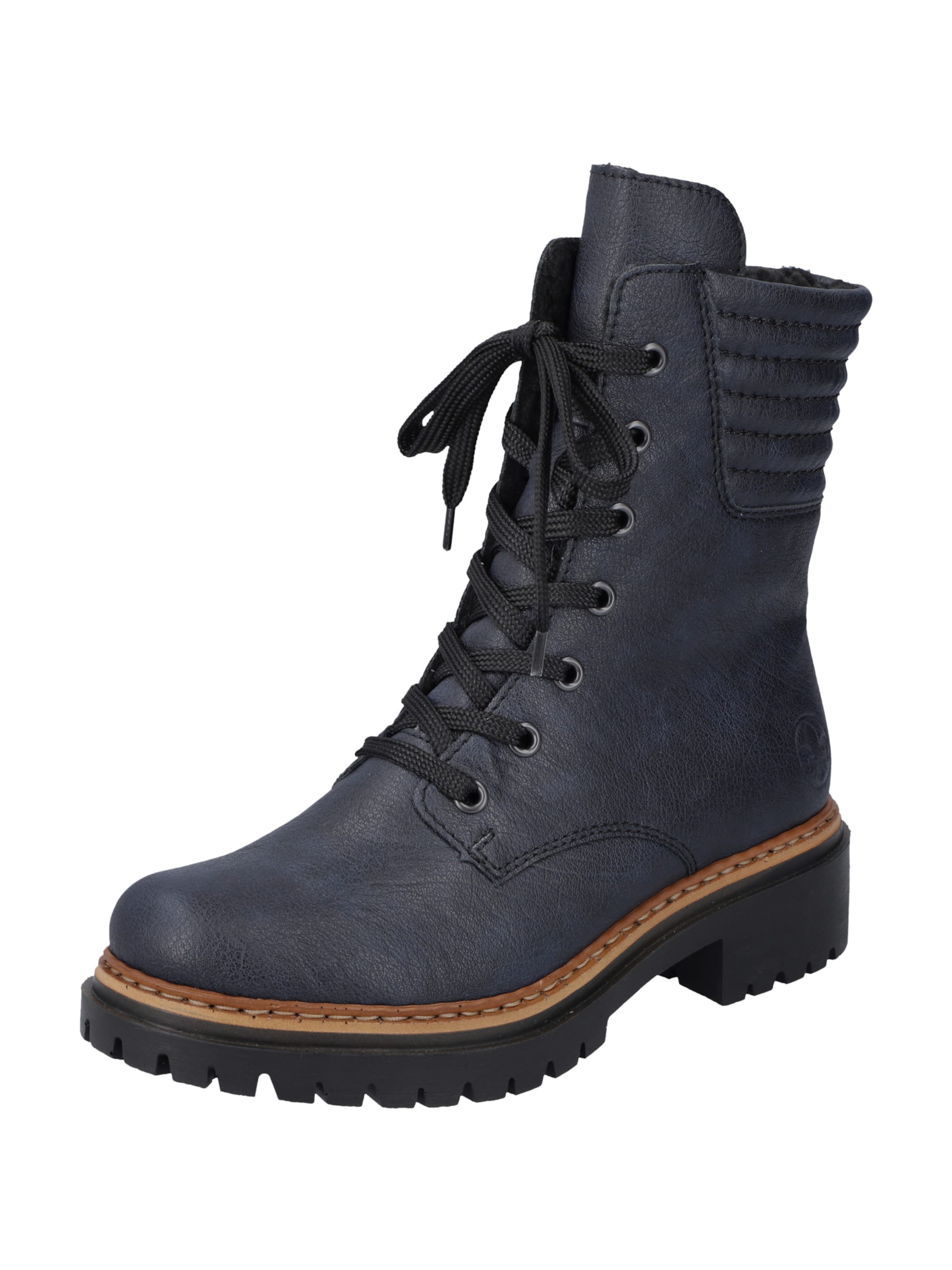 Rieker Lace-up boot in Blue: front
