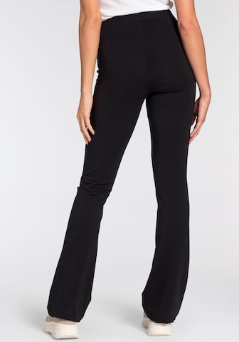FLASHLIGHTS Boot cut Pants in Black
