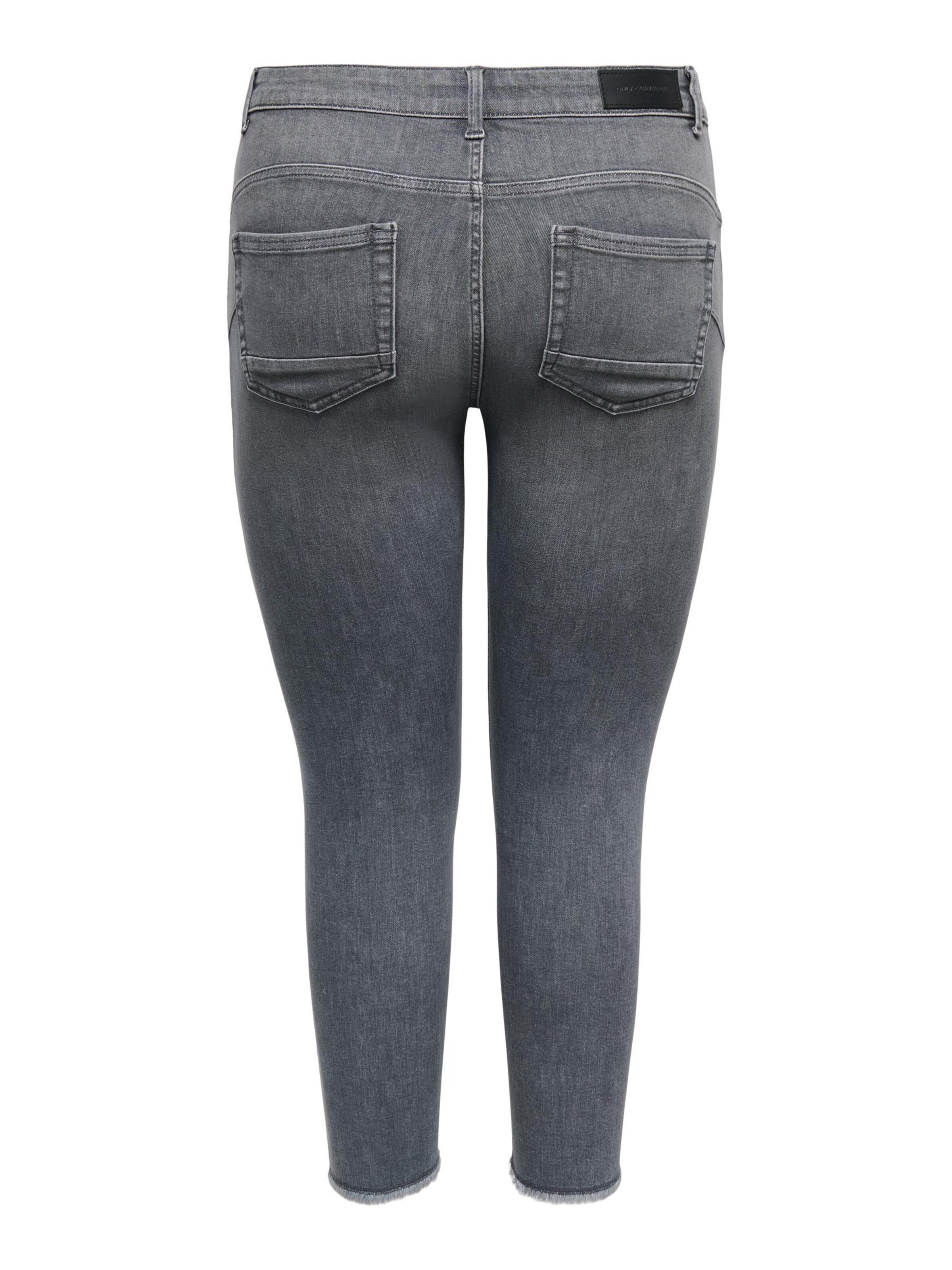 Skinny Jeans 'CARWilly' di ONLY Carmakoma in grigio
