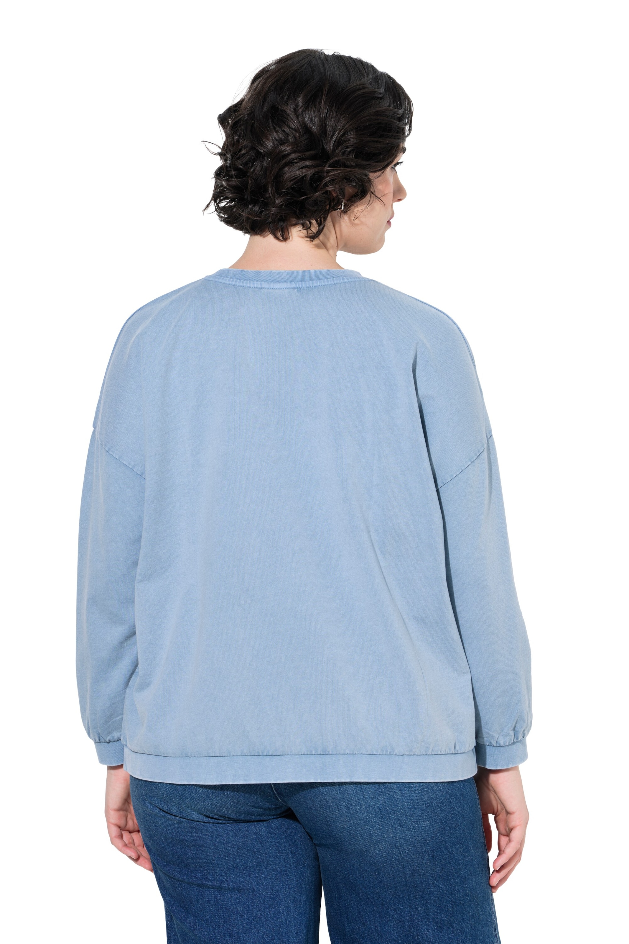 Ulla Popken Sweatshirt in Blue