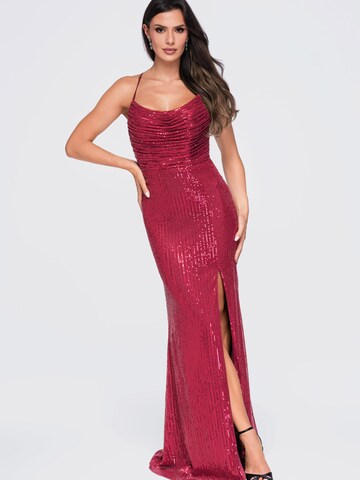 Ombre Evening dress in Red