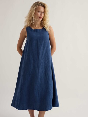 Seasalt Cornwall - Vestido 'Cresting Waves' em azul: frente