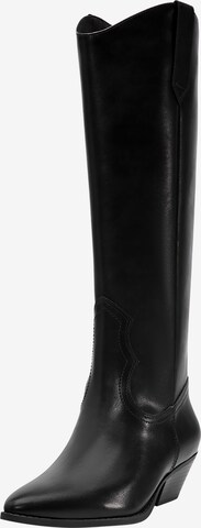 Pull&Bear Boots in Black: front