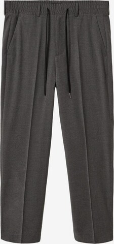 MANGO MAN Pleated Pants 'Paris' in Grey: front