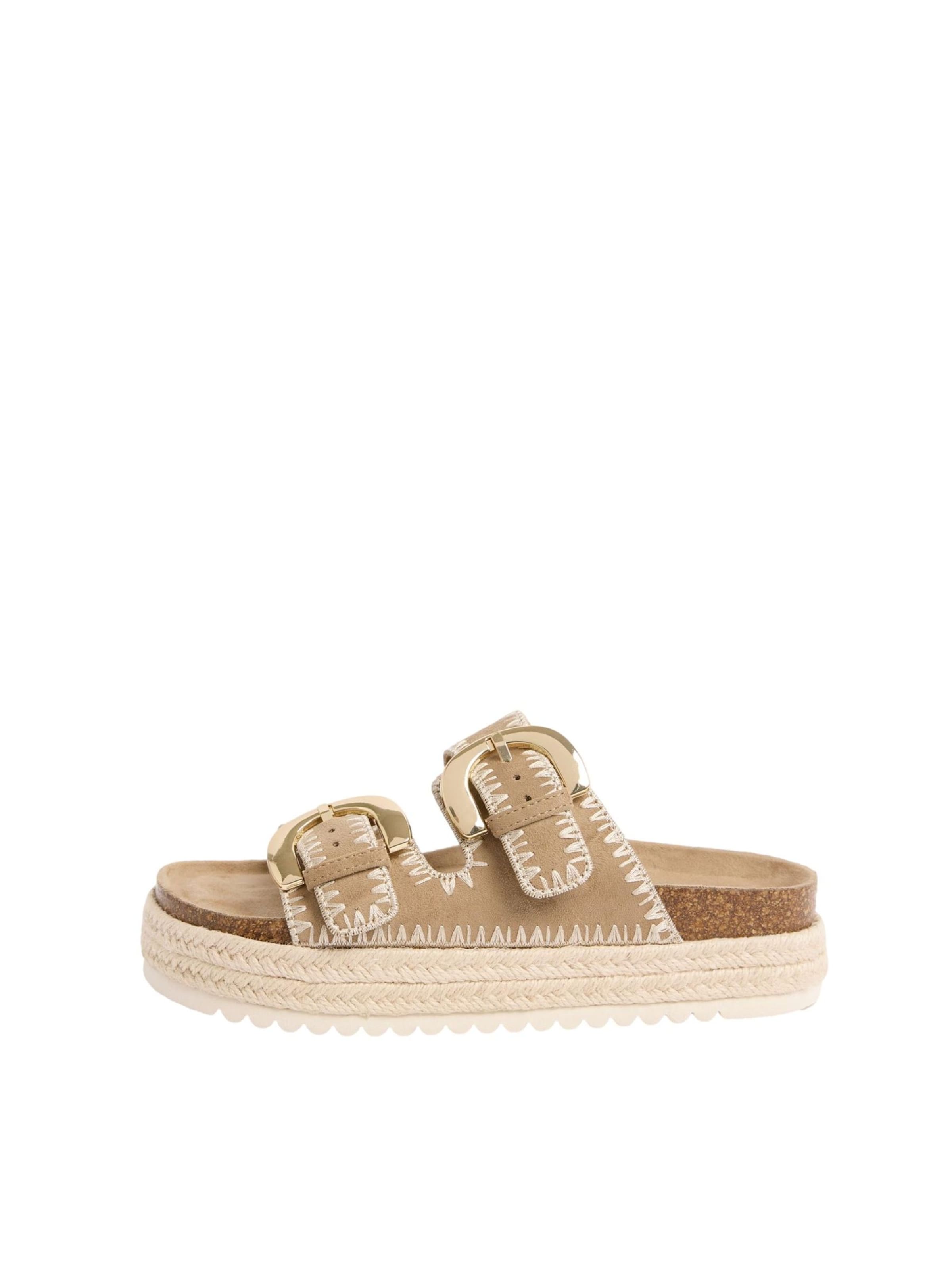 pelēks Friends Like These Ādas čības: no priekšpuses