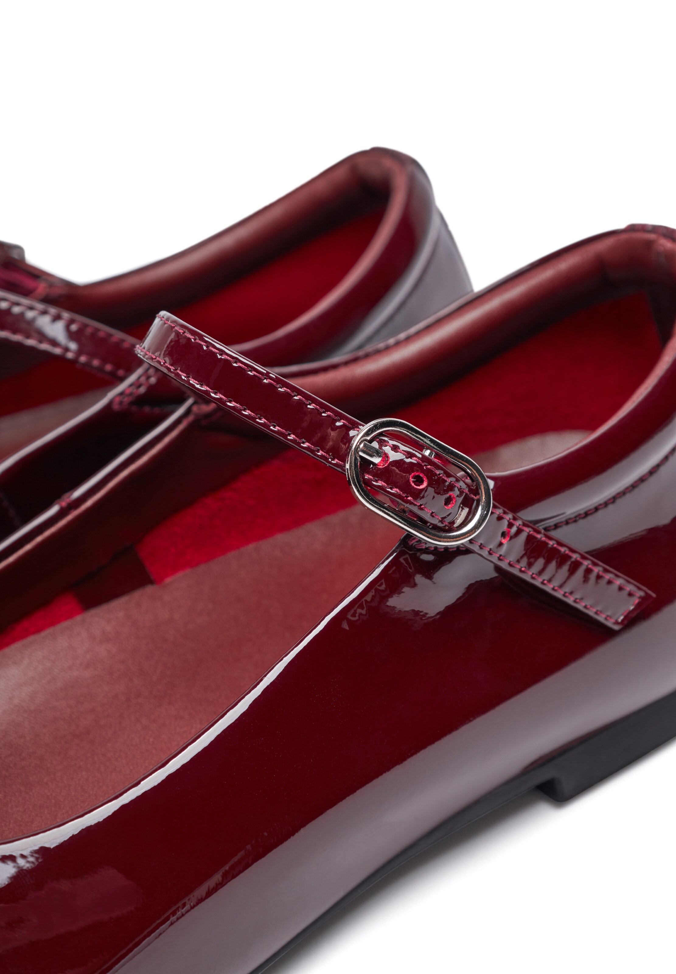 WODEN Ballerinas 'Maya Patent' in Rot