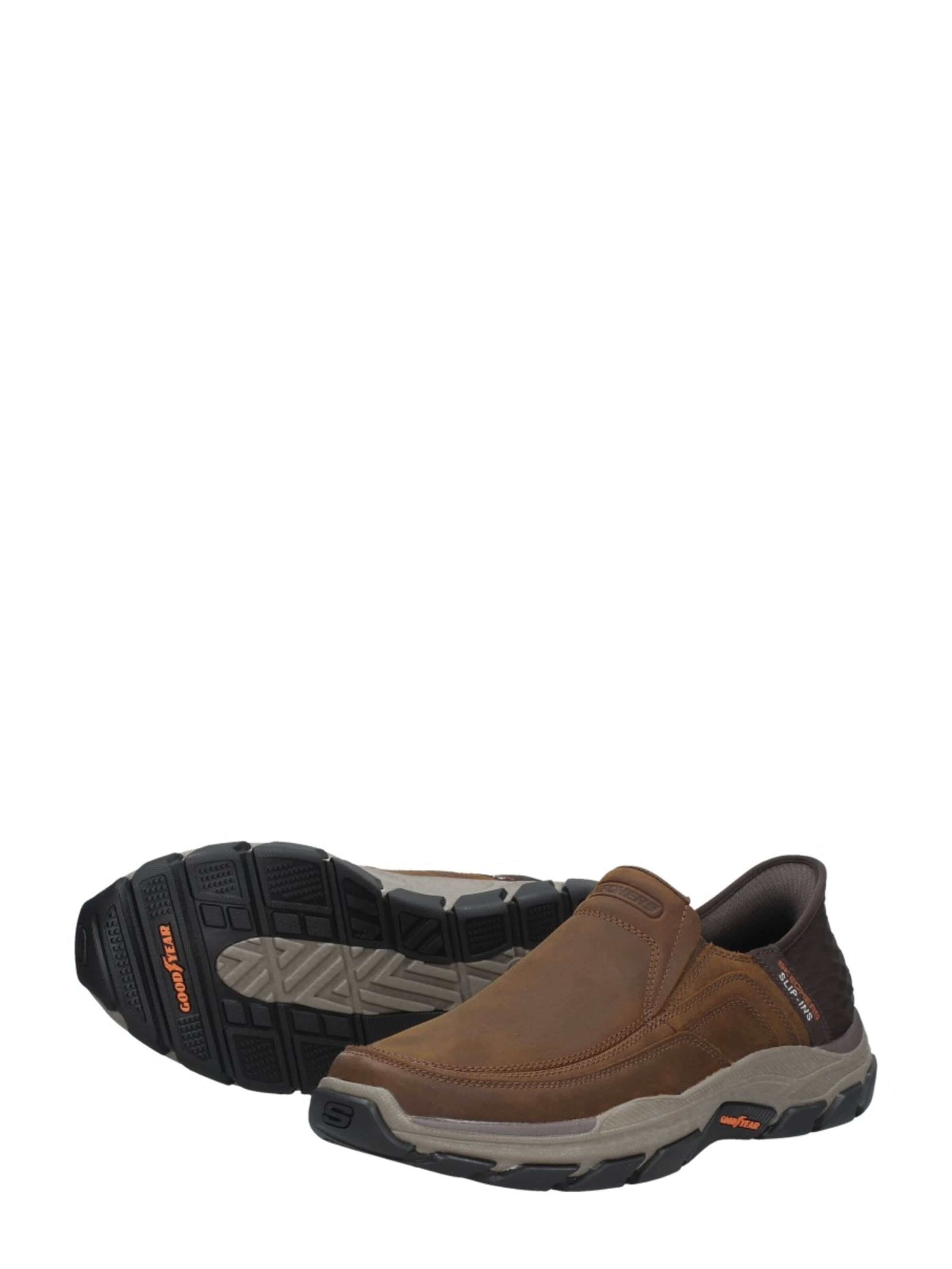 Chaussure basse 'Slip-Ins: Respected - Elgin Slip-Ins' SKECHERS en marron