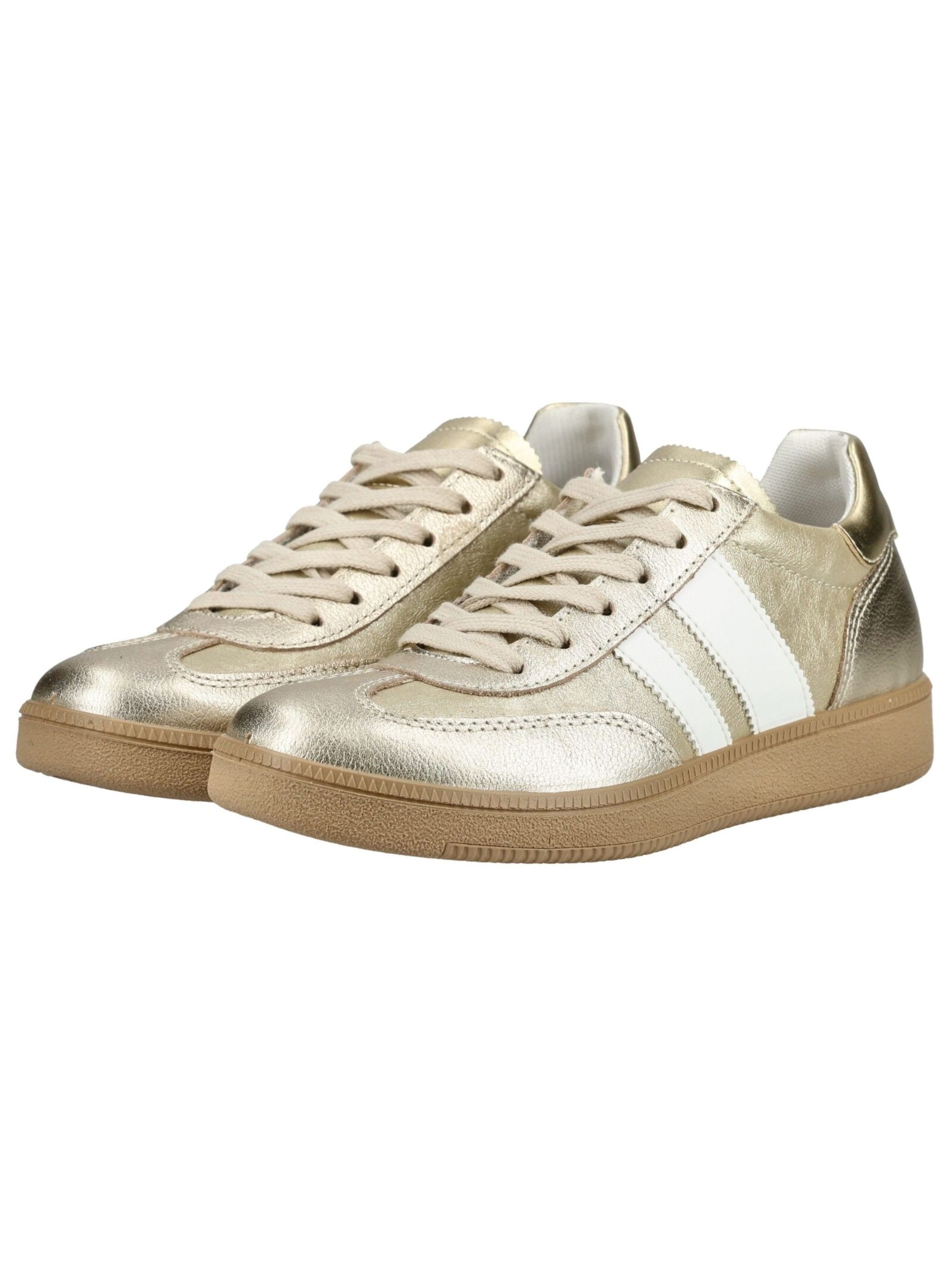 Baskets basses IMAC en or