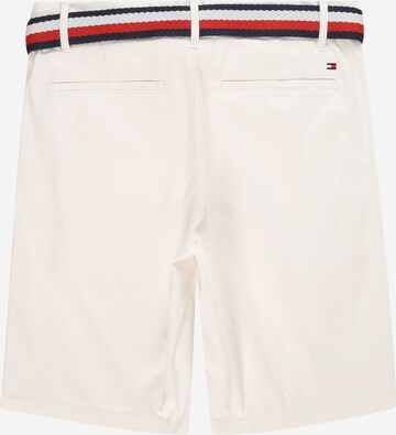 TOMMY HILFIGER - regular Pantalón en blanco