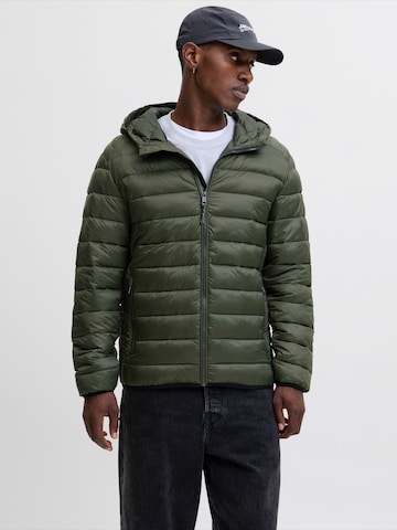 žalia JACK & JONES Žieminė striukė 'JJEBradley': priekis