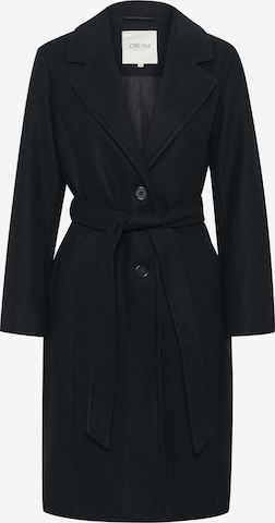 Manteau mi-saison 'Camelia' Cream en noir : devant
