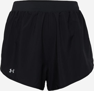 Regular Pantaloni sport de la UNDER ARMOUR pe negru: față