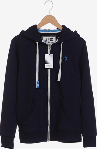 !Solid Sweatshirt & Zip-Up Hoodie in M in Blue: front