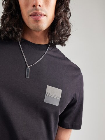 HUGO Shirt 'Dusplito' in Black