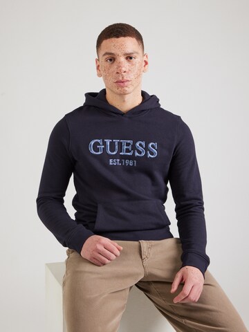 Felpa 'BEAU' di GUESS in blu