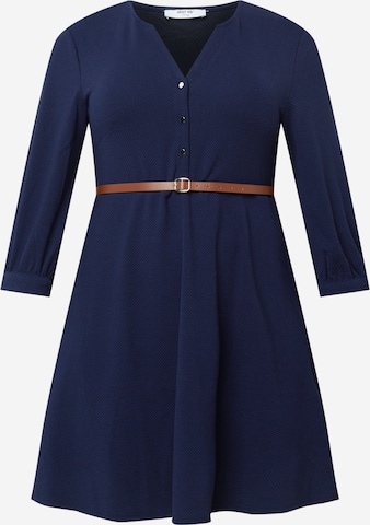 Robe 'Ilona' ABOUT YOU Curvy en bleu : devant