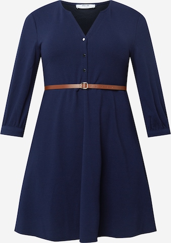ABOUT YOU Curvy Shirt Dress 'Ilona' in Blue: front