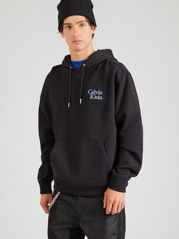 Calvin Klein Jeans Свитшот в Черный: спереди