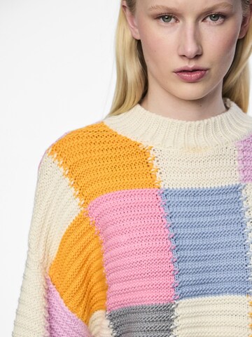 PIECES Sweater 'PCNamie' in Beige