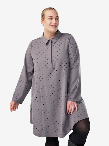 ZizziHaljina 'MAIDA' - siva boja: prednji dio