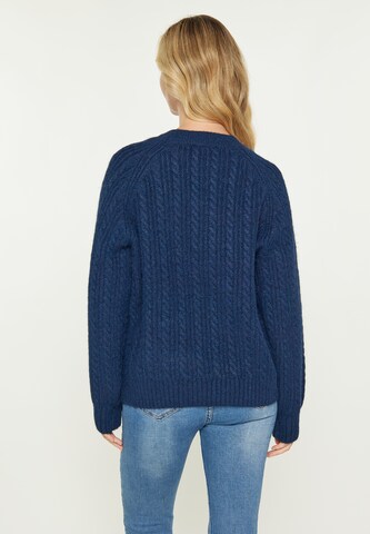 usha BLUE LABEL Sveter 'Classic' - Modrá
