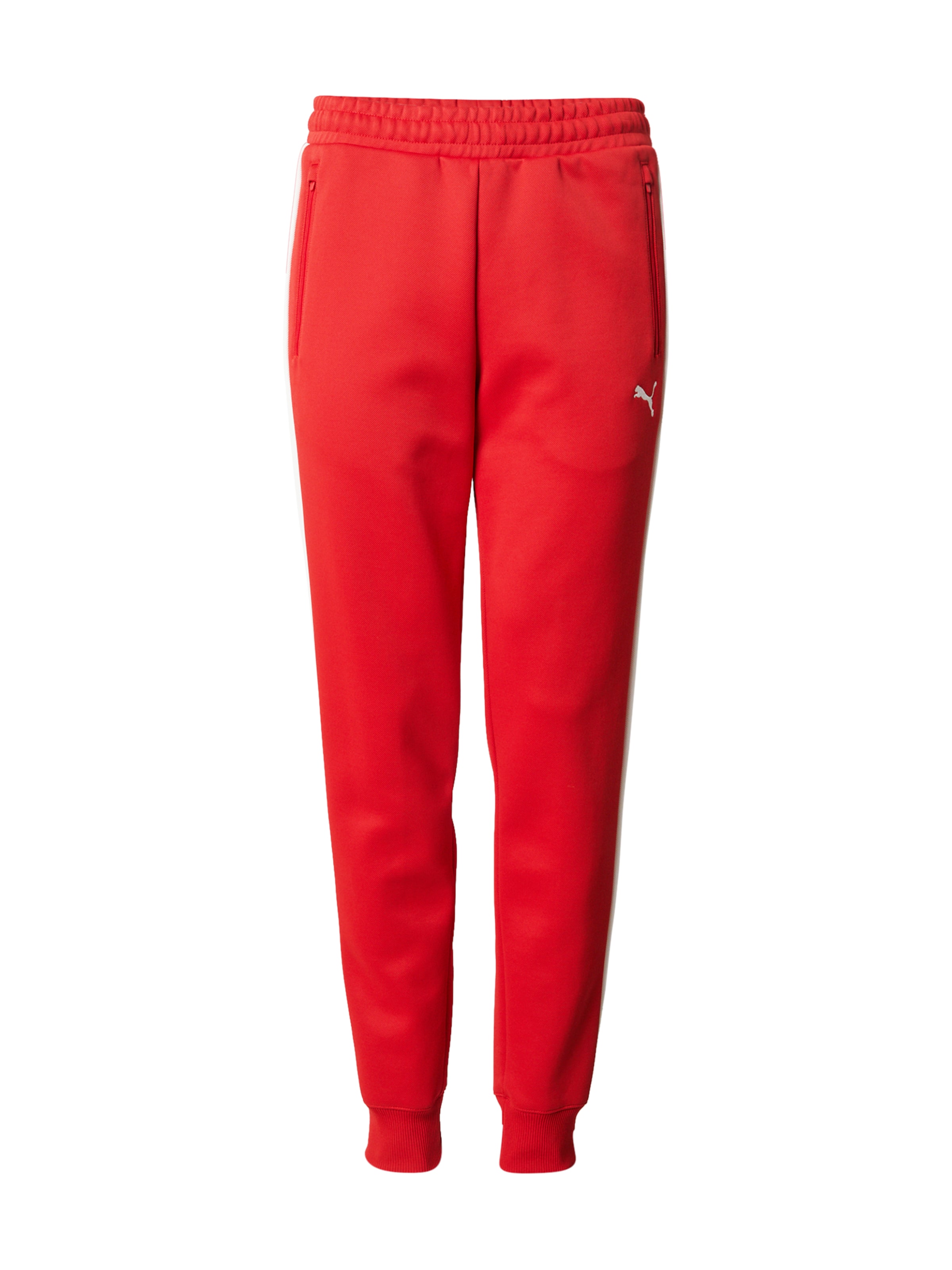 PUMA Tapered Broek 'T7 ALWAYS ON' in Rood: voorkant