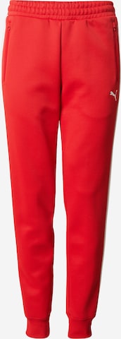 PUMAHlače 'T7 ALWAYS ON' - crvena boja: prednji dio