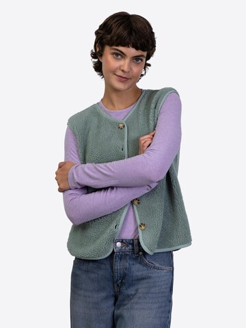 BROKE + SCHÖN Vest in Green: front