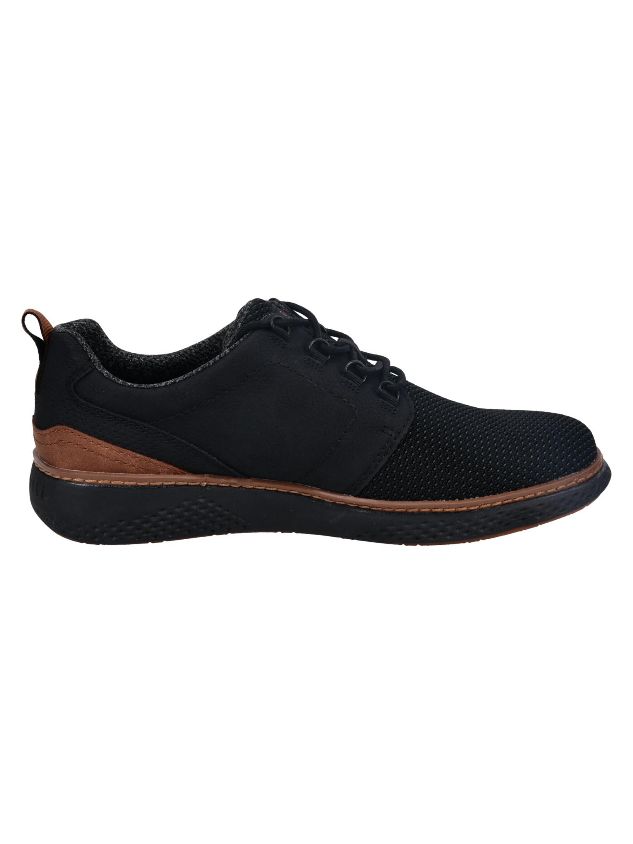 bugatti Sneakers laag 'Basic' in Zwart