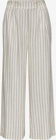 smėlio LASCANA Plačios klešnės Klostuotos kelnės: priekis