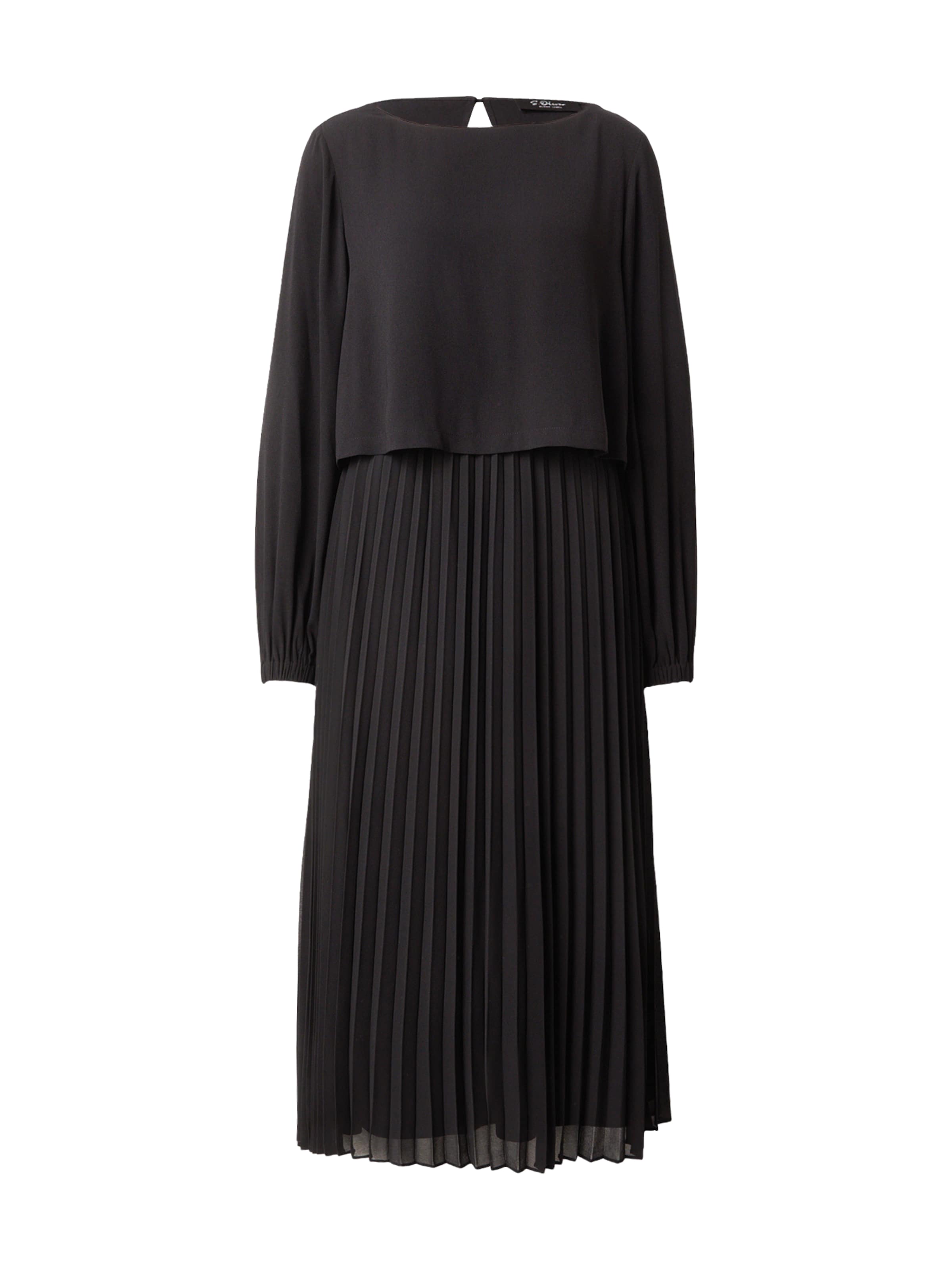 s.Oliver Kleid in Schwarz: Vorderseite