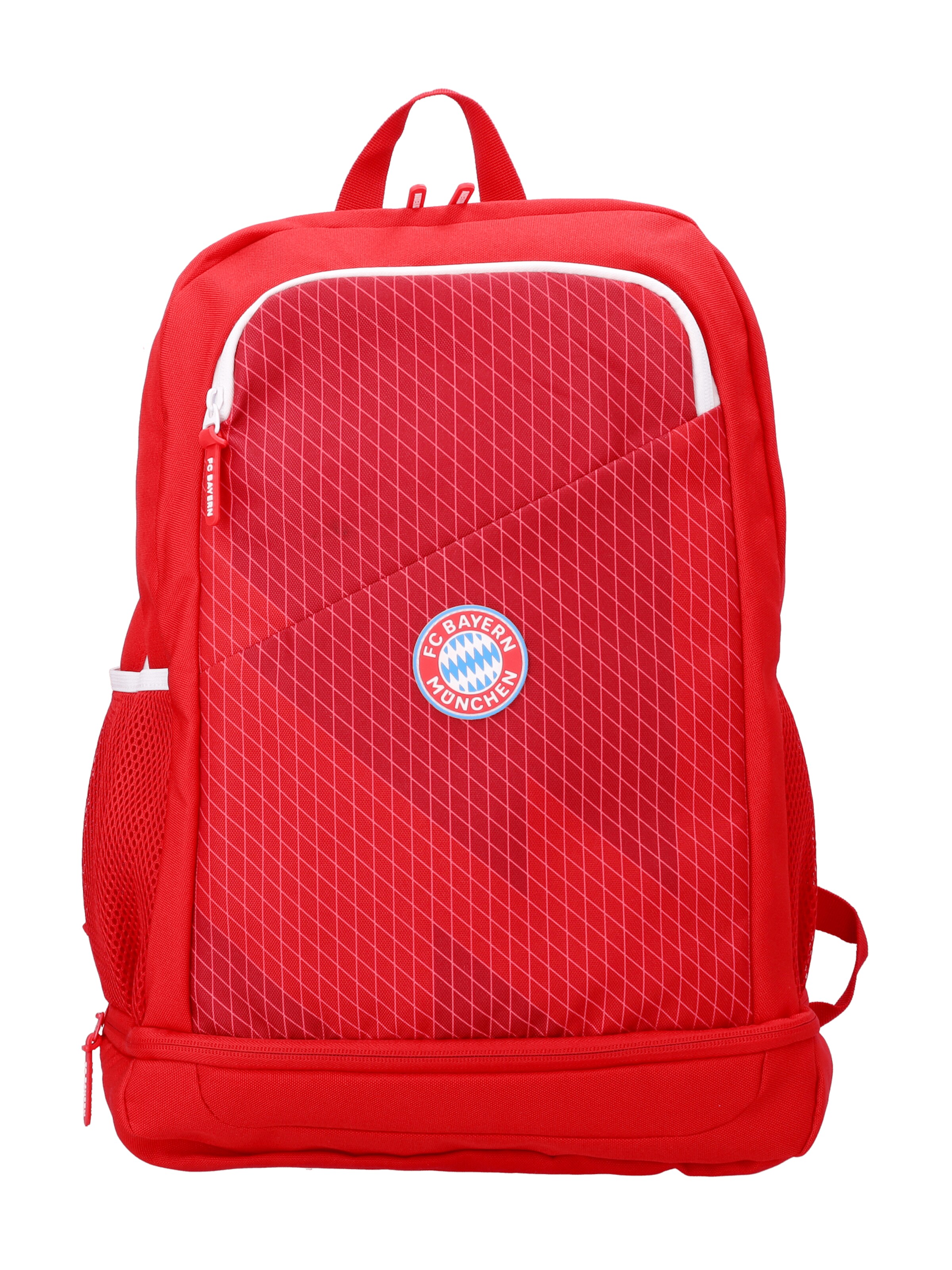 FC BAYERN MÜNCHEN Backpack in Red: front