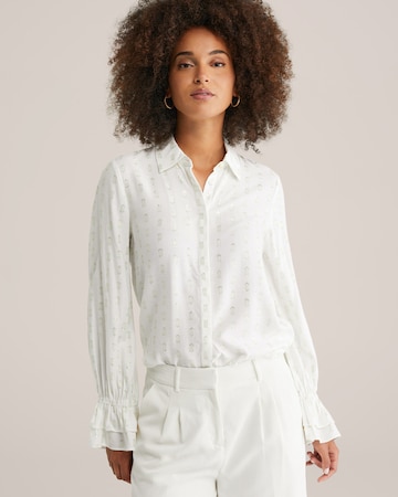 WE Fashion Blúz - fehér: elől