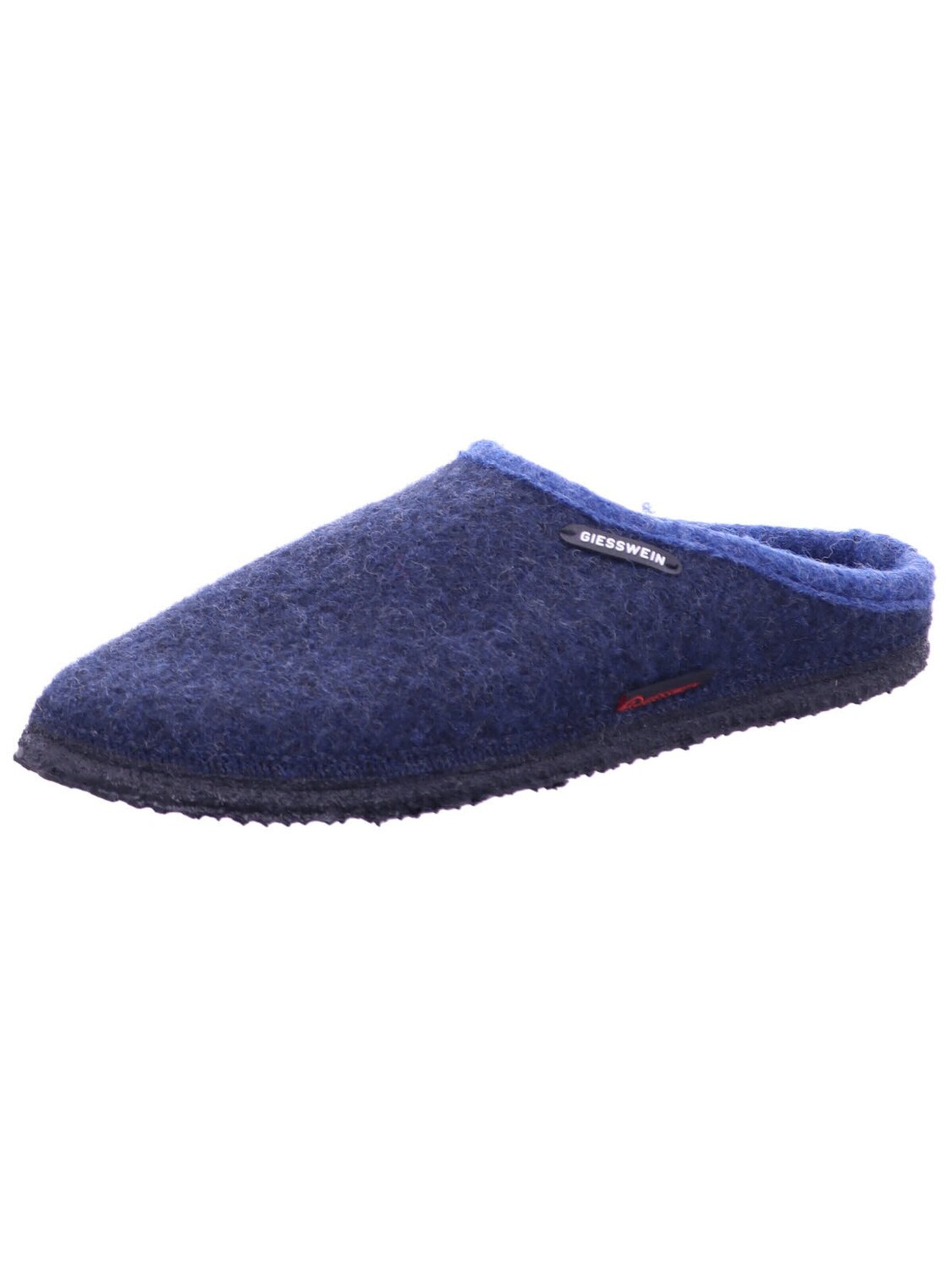 Zoccoletto 'Hausschuh Herren 32-10-42084 514 Textil in blau' di GIESSWEIN in blu: frontale