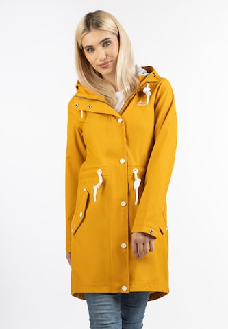 ICEBOUND Raincoat in Yellow: front