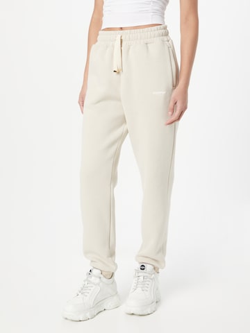 Misspap Tapered Trousers in Grey: front