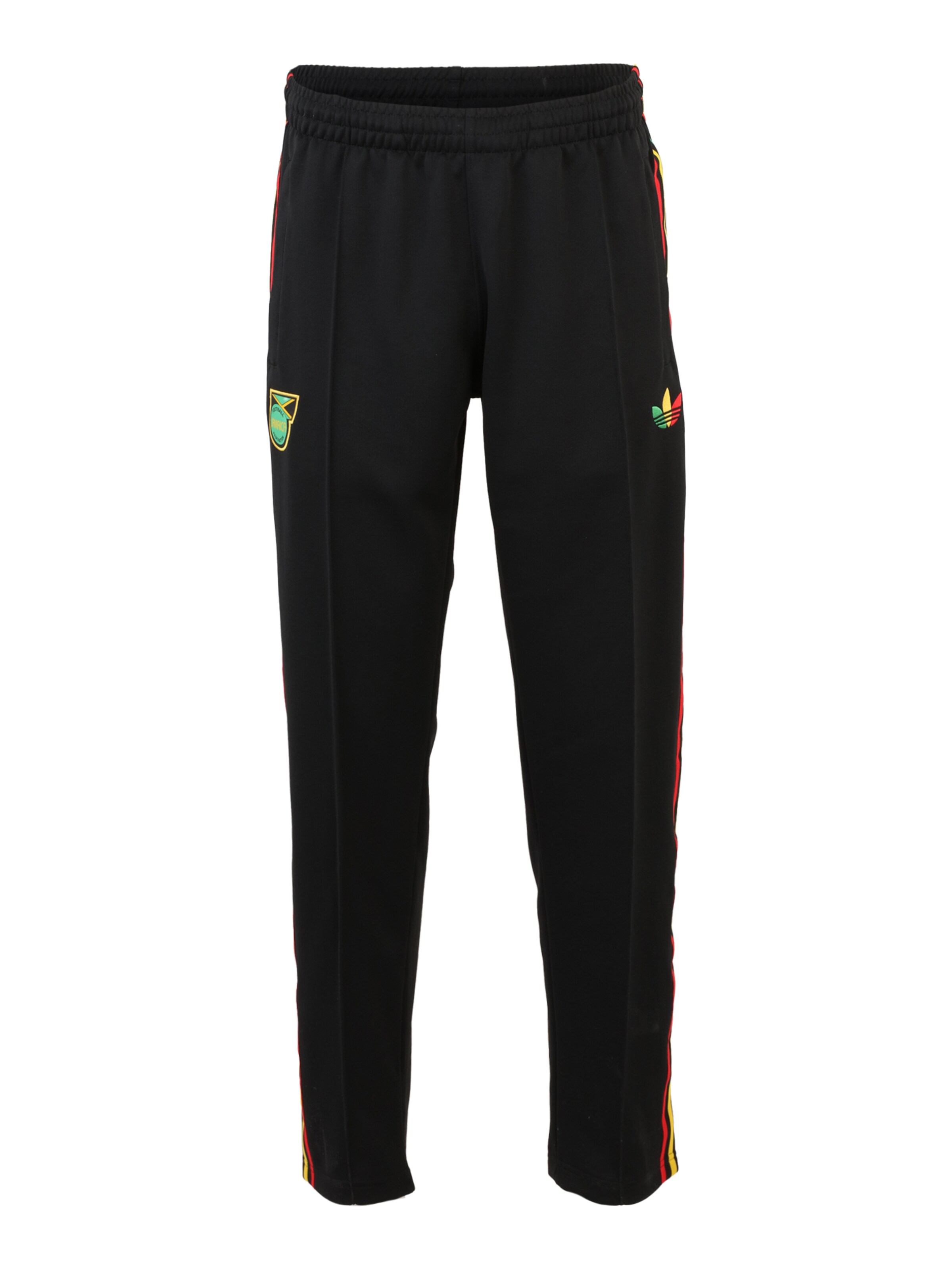 ADIDAS PERFORMANCE Sportbroek 'JFF' in de kleur Geel / Groen / Rood / Zwart, Productweergave