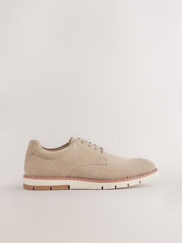 Next Обувь на шнуровке в Бежевый