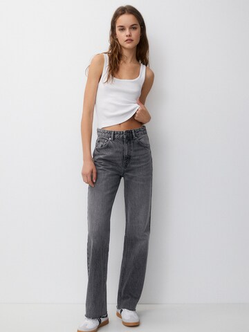 Pull&Bear Regular Jeans in Grijs