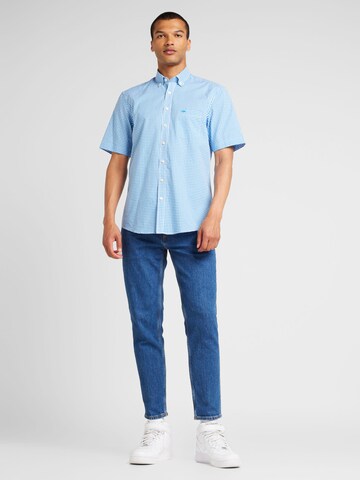 FYNCH-HATTON Regular fit Button Up Shirt 'Classic Vichy' in Blue