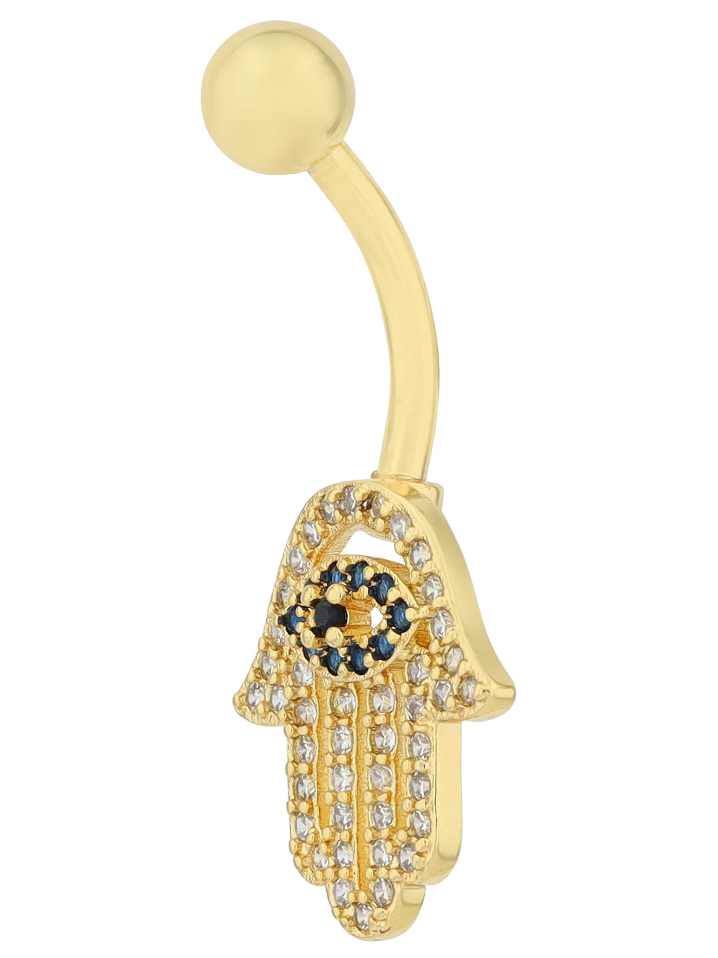 Akzent Piercings 'hautverträglich' in Gold