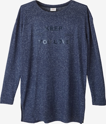 s.Oliver Shirt in Blauw: voorkant