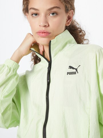 PUMA Athletic Jacket 'Dare To' in Green