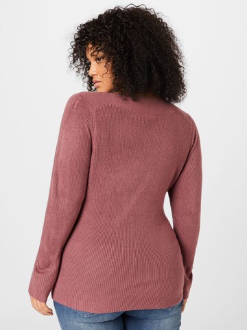 Pull-over ONLY Carmakoma en violet