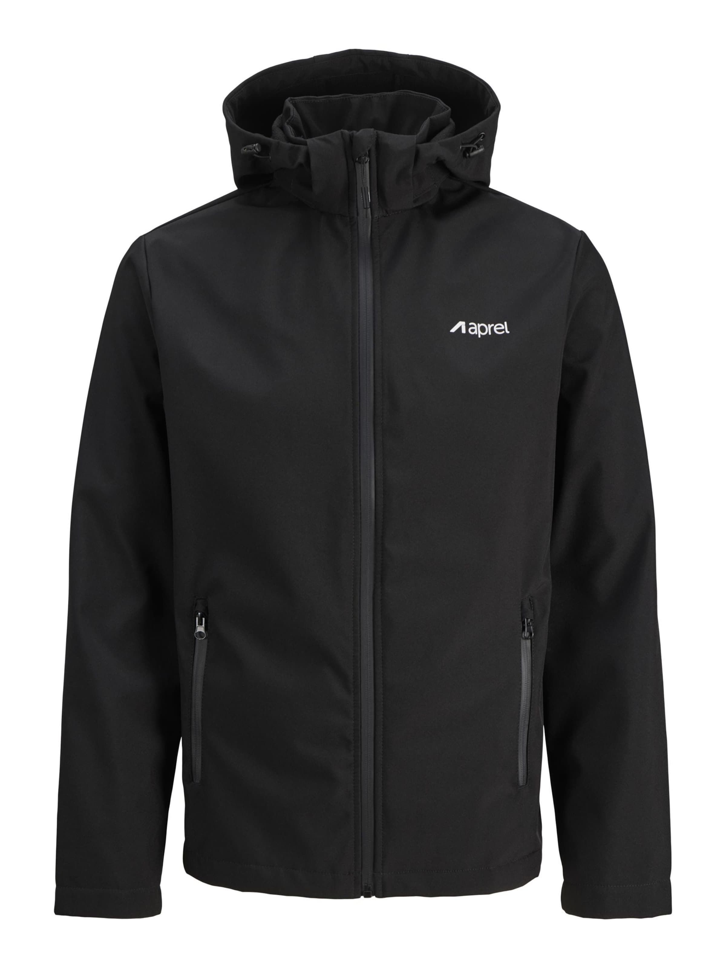 aprel - Chaqueta de entretiempo en negro: frente