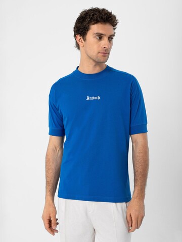 T-Shirt Antioch en bleu : devant