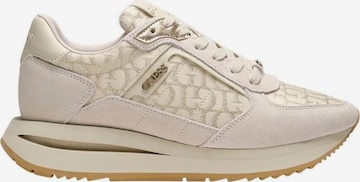 Sneaker bassa 'Energy' di GUESS in beige: frontale