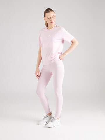ADIDAS SPORTSWEAR Скинни Спортивные штаны 'Essential' в Ярко-розовый