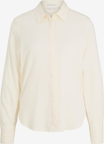 TOM TAILOR Blouse in Beige: front