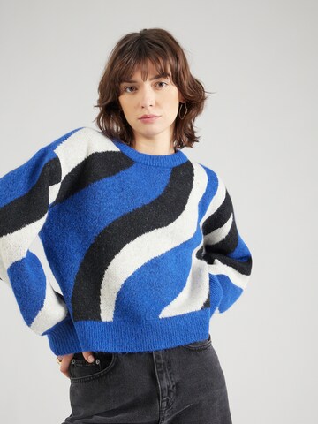 VERO MODA Sweter 'LENA' w kolorze niebieski: przód